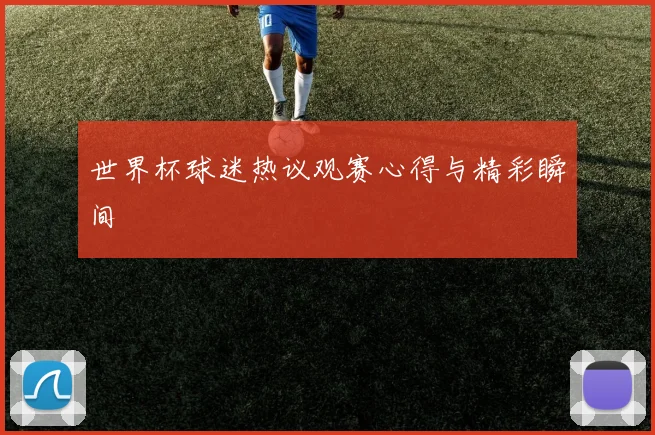 世界杯球迷热议观赛心得与精彩瞬间